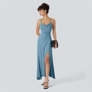 Halara cowl neck dress